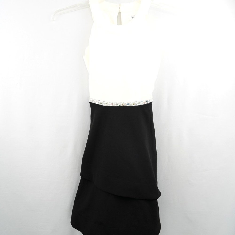 Speechless Kids Girls Dress white/black Beaded Jewels Size 12